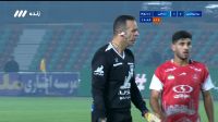  فریاد بیژن حیدری بر سریکی از بازیکنان معترض دیدار پرسپولیس و نساجی