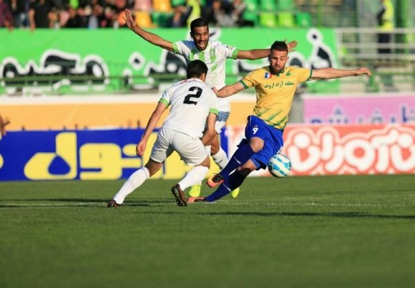  ذوب آهن 2- نفت آبادان 1؛ برد با زوج طلایی