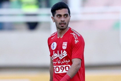  امید عالیشاه بعد از السد در تمرینات پرسپولیس