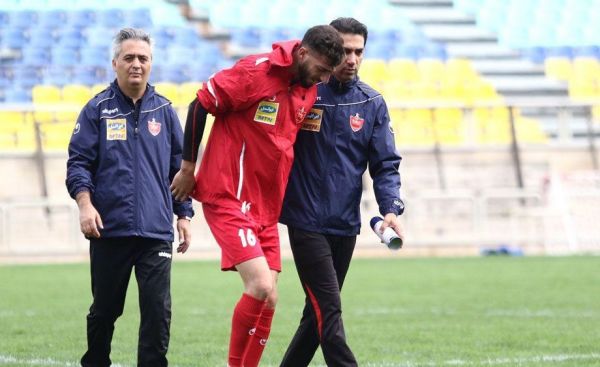  مهاجم پرسپولیس مصدوم شد