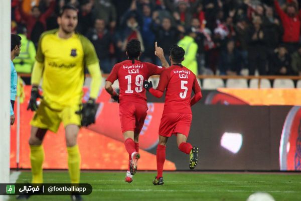  پرسپولیس یک - نساجی صفر  بازگشت پرسپولیس به اتوبان صدر