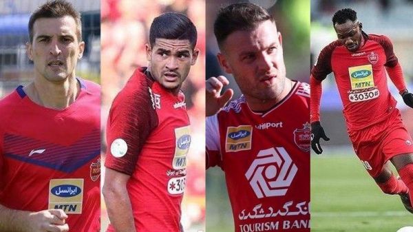  4 مهاجم خارجی پرسپولیس در یک و نیم فصل   1 5 میلیون دلار برای دو گل زده