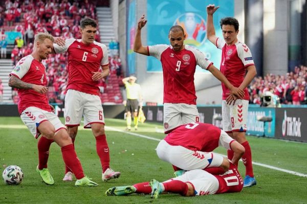  ایست قلبی و بیهوشی کریستین اریکسن؛ بازی دانمارک و فنلاند نیمه کاره ماند