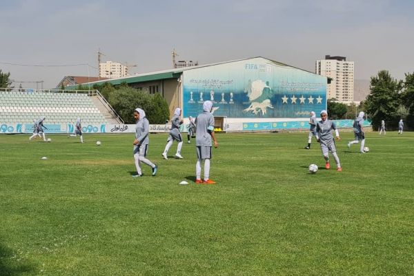  برگزاری تمرین تیم ملی فوتبال بانوان