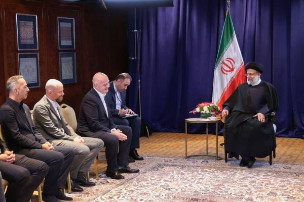  اینفانتینو به رئیس جمهور تبریک گفتم؛فوتبال ملی ایران در حال رونق است
