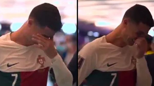  روزی که رونالدو با اشک و گریه جام جهانی را ترک کرد عکس