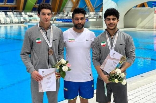  مدال برنز شیرجه هماهنگ ایران در مسابقات روسیه  رکوردشکنی در شنای ۱۵۰۰ متر مسافت کوتاه