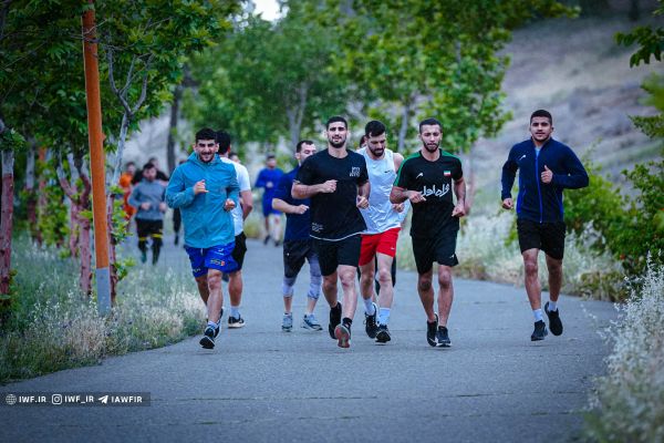  گزارش تصویری  تمرین هوازی تیم ملی کشتی فرنگی بزرگسالان