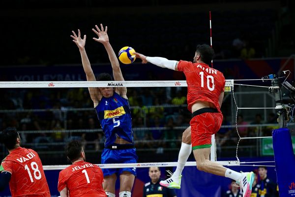  لیگ ملت های والیبال  شکست سنگین ایران مقابل ایتالیا
