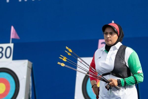  المپیک 2024 پاریس  مبینا فلاح در رده 28 مقدماتی تیراندازی با کمان