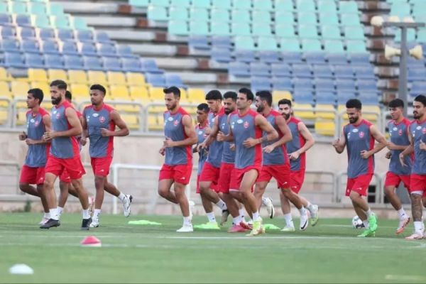  ریکاوری و تمرین پرسپولیسی‌ها در ورزشگاه شهید کاظمی