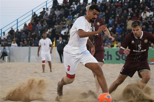  شکست تیم ملی فوتبال ساحلی ایران مقابل بلاروس