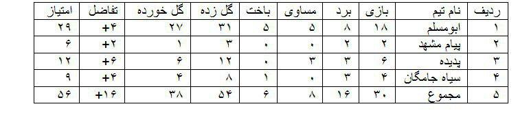 30 بازی مشهدی برای پرسپولیس در لیگ برتر 