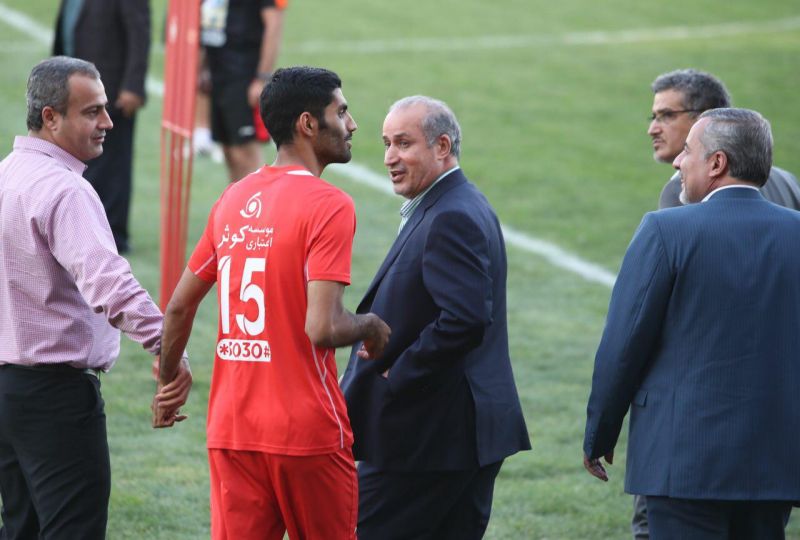 بازدید تاج و گرشاسبی از محل تمرین پرسپولیس