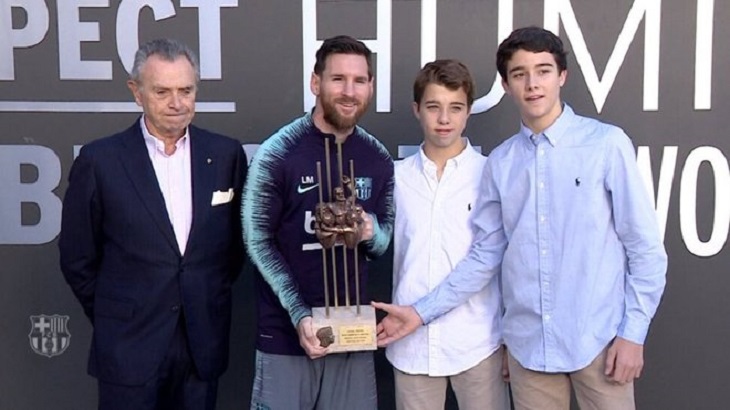 دو جایزه برای مسی: کسب عنوان بهترین مهاجم ESPNو فتح جایزه آلدو روویرا