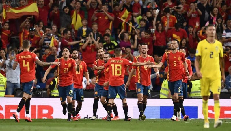 پیروزی پرگل اسپانیا مقابل سوئد با گلزنی راموس