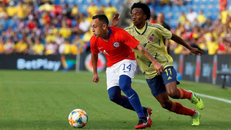کلمبیا 0- 0 شیلی ؛ بدون گل و بدون هیجان