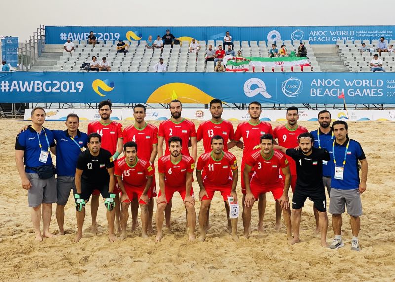 صعود ایران به مرحله نیمه نهایی بازیهای ساحلی جهان