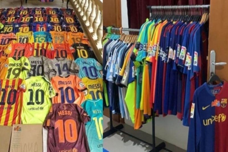 اقدام جالب یک هوادار فوتبال؛ جمع‌آوری تمام لباس‌های لیونل مسی