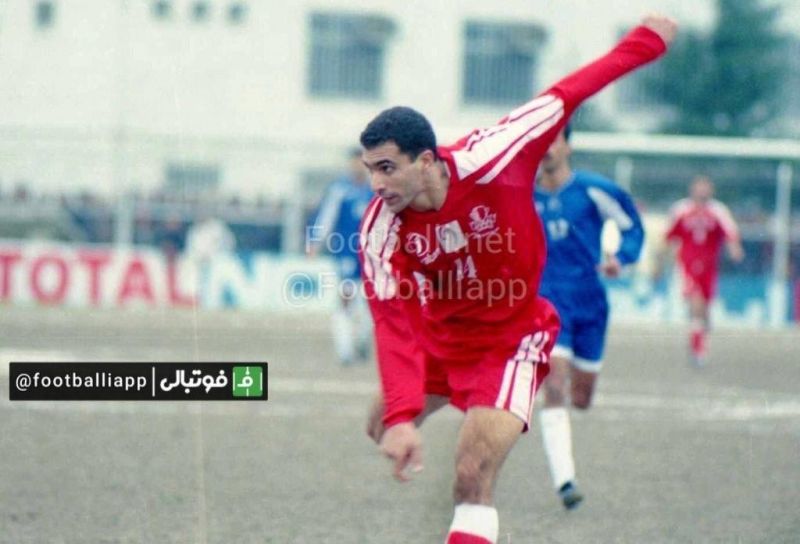 رضا جبارى با پيراهن پرسپوليس در اولين دوره ليگ برتر