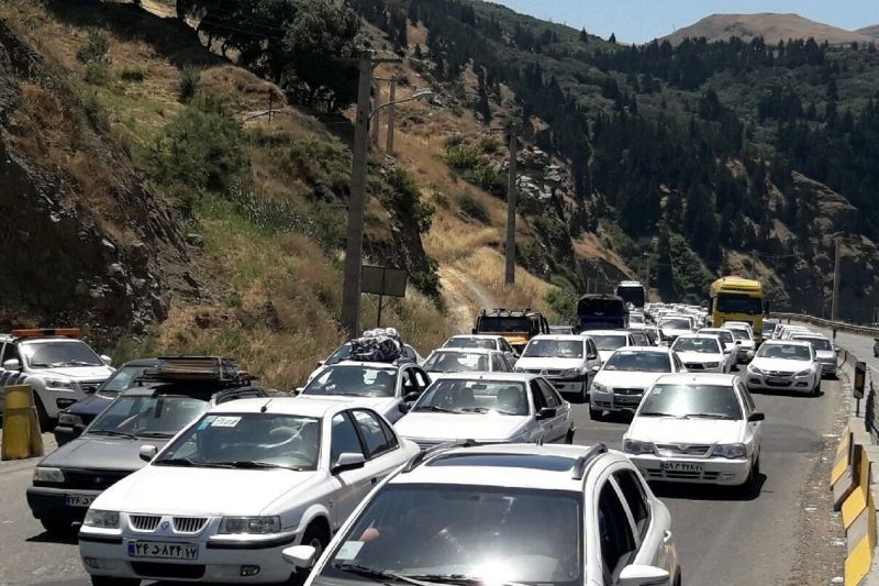 جاده کرج - چالوس باز شد