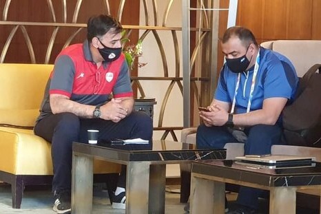 جلسه آذری با نماینده کنفدراسیون فوتبال آسیا