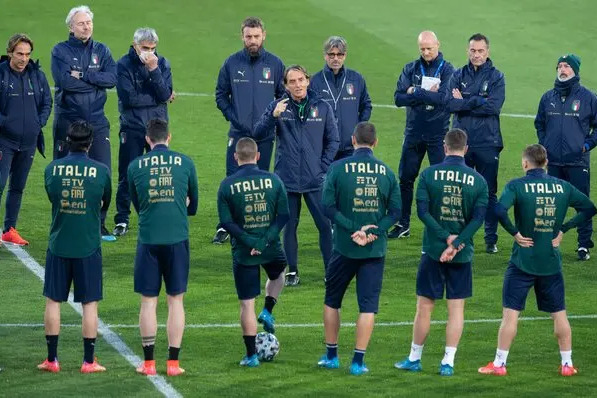 مانچینی لیست اولیه تیم ملی ایتالیا برای یورو 2020 را اعلام کرد