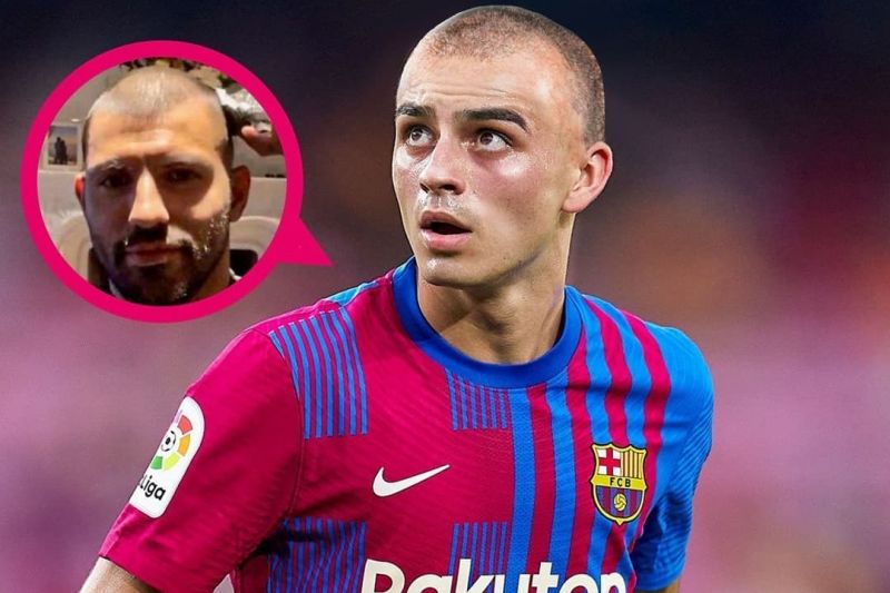 فان/ اگر سایر بازیکنان بارسلونا هم موهای خود را مثل آگوئرو بتراشند، چه شکلی می‌شوند؟