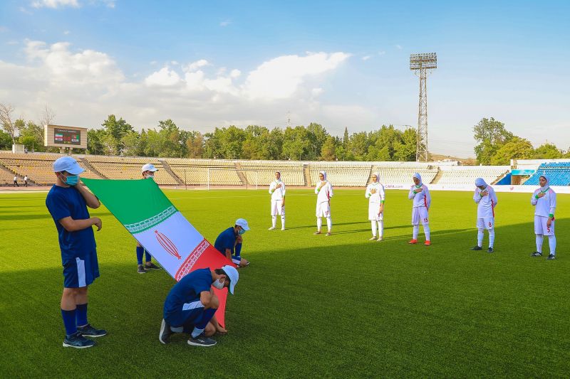 گزارش تصویری/ تیم ملی نوجوان بانوان ۶ - تیم ملی نوجوان بانوان افغانستان صفر