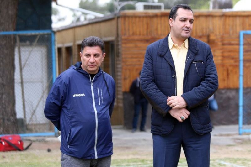 حضور مدیرعامل گل‌گهر در تمرین این تیم قبل از مصاف با استقلال (عکس)
