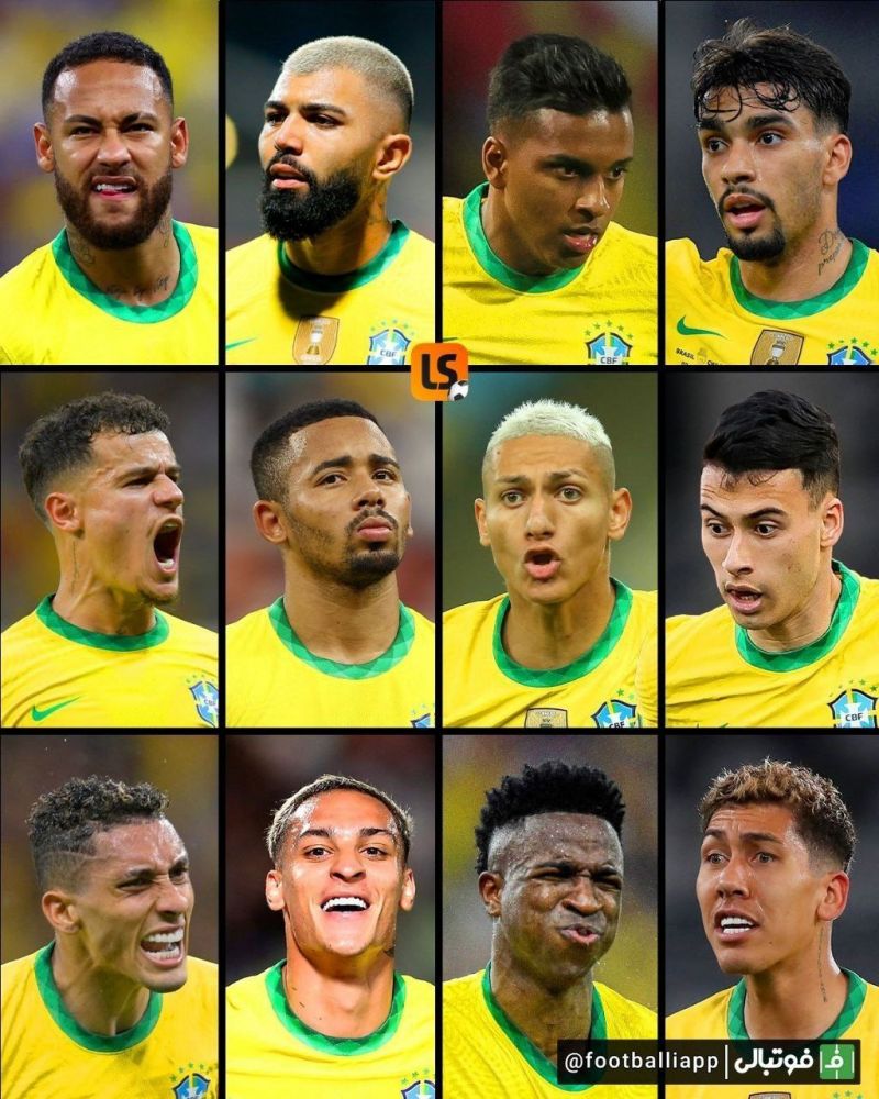 عمق خط حمله کنونی تیم ملی برزیل