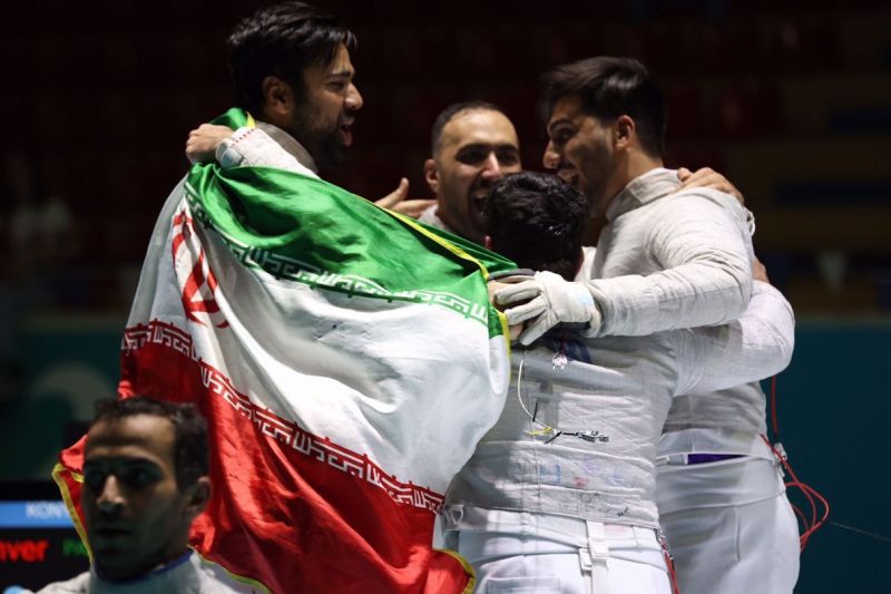 بازی‌های کشورهای اسلامی| طلای شیرین سابریست‌ها با شکست میزبان