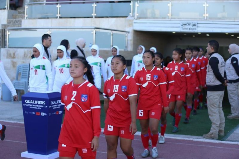 گزارش تصویری/ دیدار تیمهای ملی نوجوانان بانوان ایران و نپال