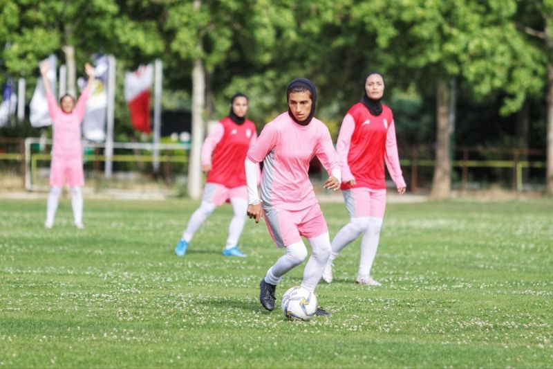 برگزاری تمرین شاداب ملی پوشان زیر نظر آزمون