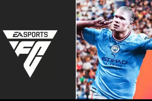 هالند، جانشین امباپه روی کاور بازی EA Sports FC 24