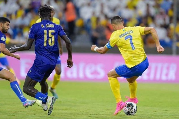 برد چهار گله النصر مقابل الاتحاد تونس با گلزنی رونالدو