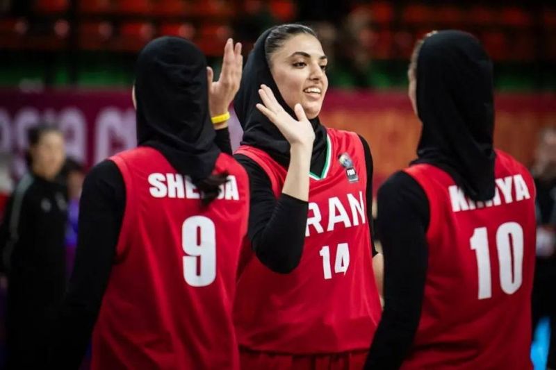 صعود تاریخی تیم بسكتبال زنان ايران به فينال كاپ آسيا