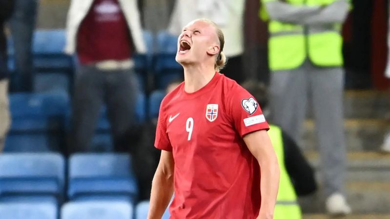 آمار بی‌نظیر هالند در تیم ملی نروژ ادامه دارد