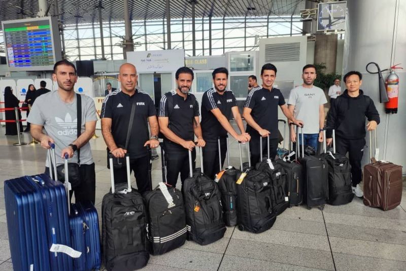 ورود داوران و ناظر امنیتی بازی پرسپولیس – استقلال تاجیکستان