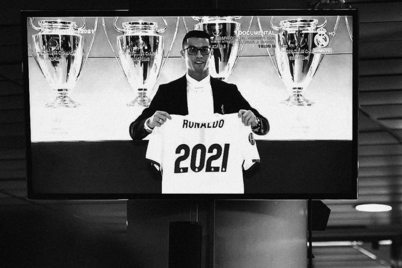 وقتی رونالدو قراردادش را تا سال 2021 با رئال مادرید تمدید کرد