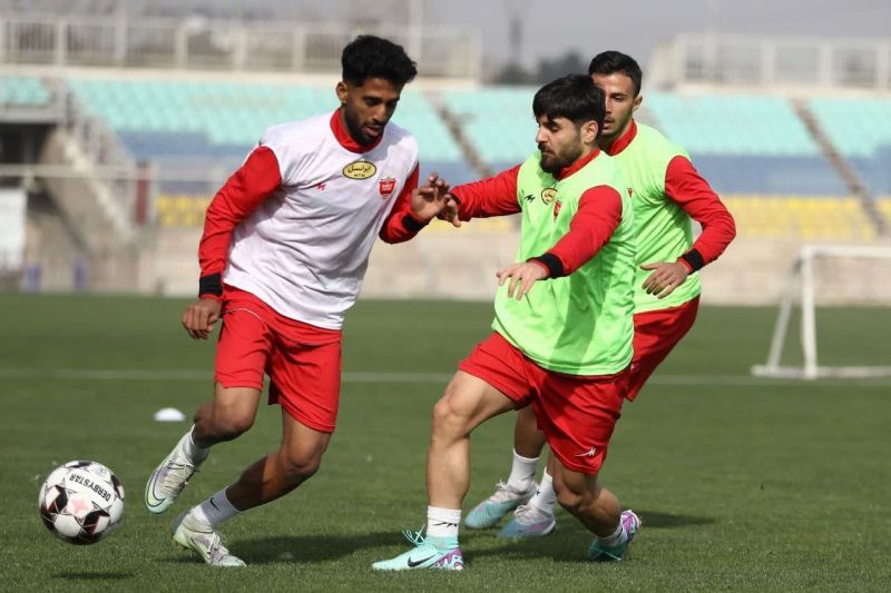 تمرین و ریکاوری پرسپولیس در ورزشگاه شهید کاظمی