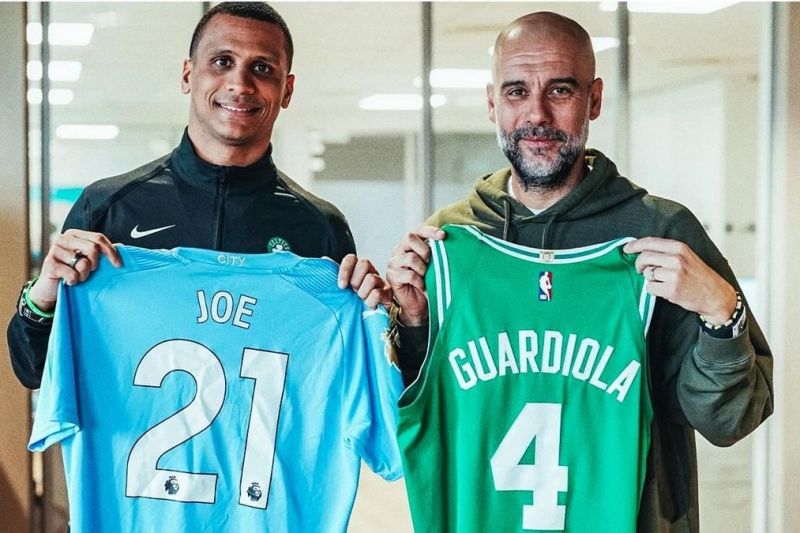 عکس؛ گواردیولا و حضور در فینال NBA
