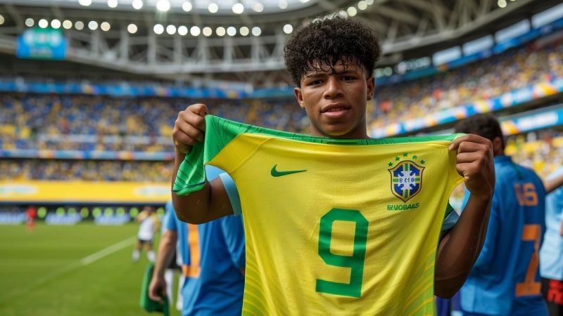بازیکن 17 ساله رئال مادرید که سه گل در سه بازی اخیر برزیل زده است