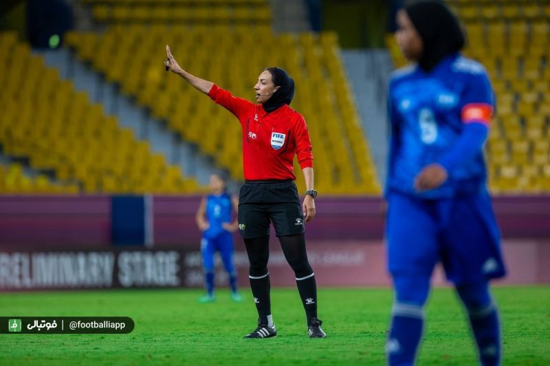 اولین داور ایران در لیگ قهرمانان زنان آسیا؛ مهسا قربانی دوباره اولین شد