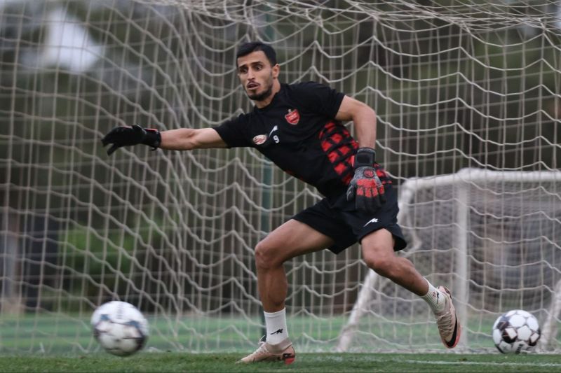 گزارش تمرین یکشنبه پرسپولیس؛ علیپور دروازه‌بان شد