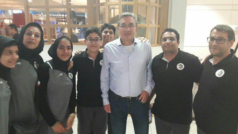 ملاقات غیرمنتظره برانکو با ملی پوشان دارت (عکس)