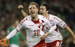 ایرلند ۱-۵ دانمارک؛ صعود آسان دانمارک به جام جهانی با هت تریک اریکسن