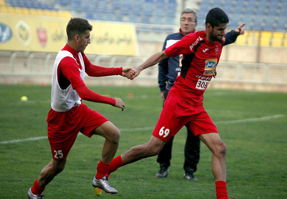 غیبت شایان مصلح در تمرین پرسپولیس