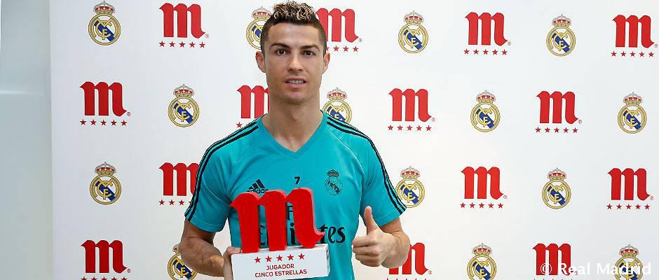 رونالدو بهترین بازیکن ماه رئال مادرید شد (عکس)