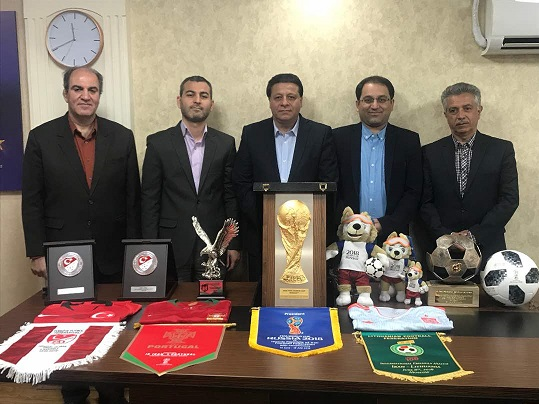 تحویل کلیه نمادها،یادبودها و نشان های جام جهانی به موزه مرکز ملی فوتبال